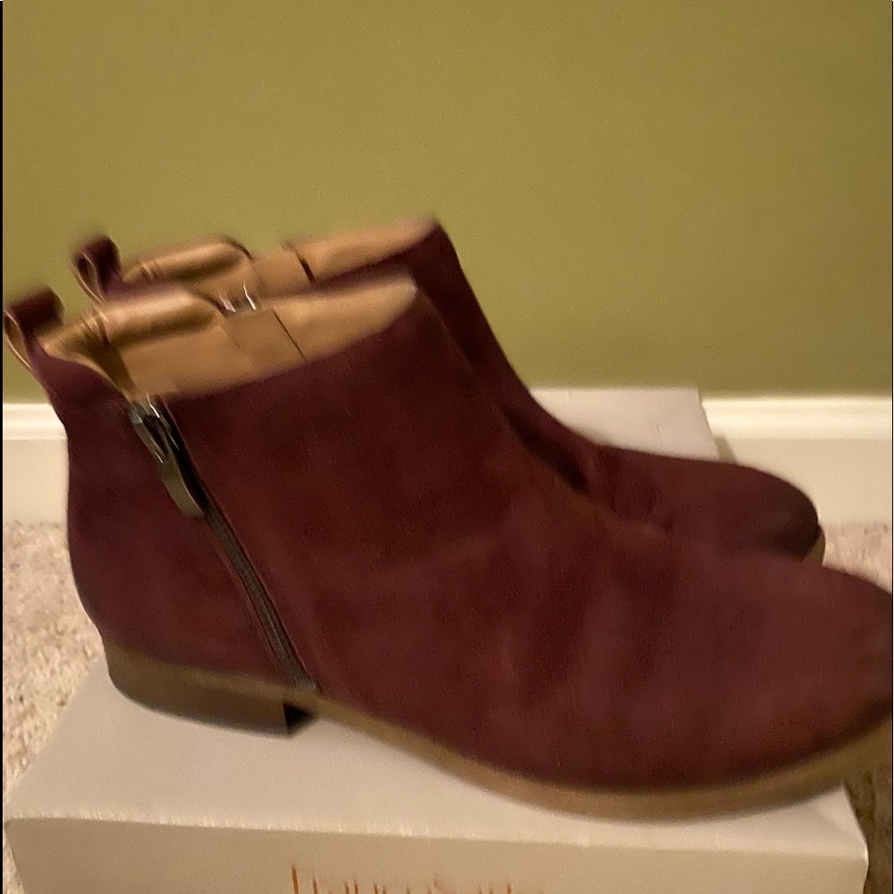 Franco Sarto Keegan Brunello Double-Zip Booties